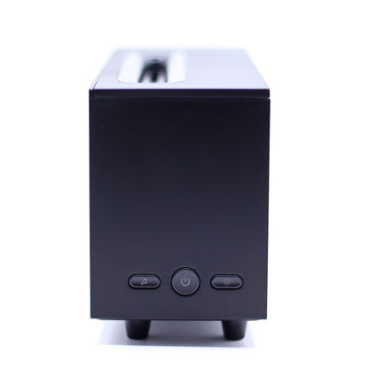 Difusor Aroma Efeito Chama USB Som Aves - Preto | Universo com Alma