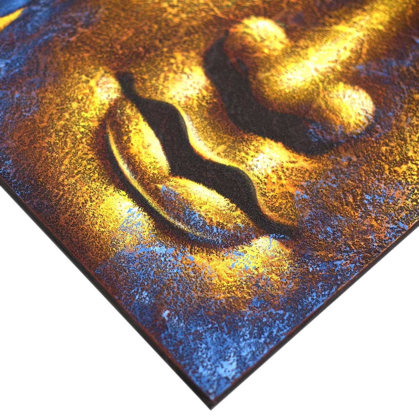 Quadro Buda Flor de Lótus Dourado | Arte Espiritual para Casa