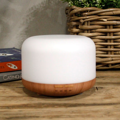 Difusor Aroma Ultrassónico 300ml LED 7 Cores USB | Universo com Alma