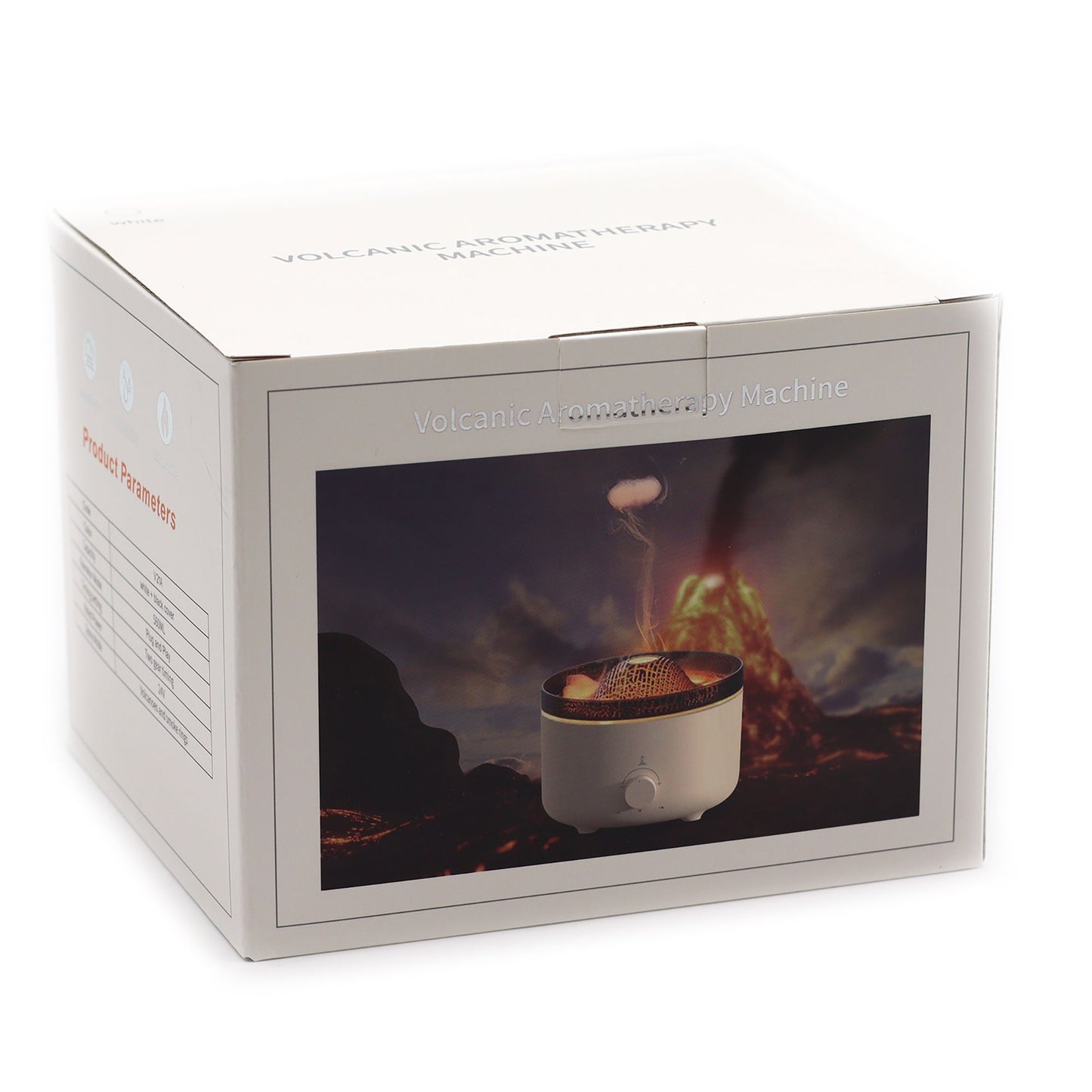 Difusor Aroma Efeito Vulcão Grande 2 Cores Tomada | Universo Alma