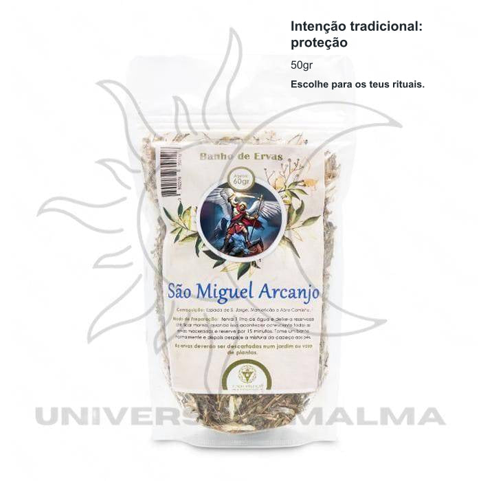 Banho de Ervas São Miguel Arcanjo  (50gr) — benefícios, utilização e características