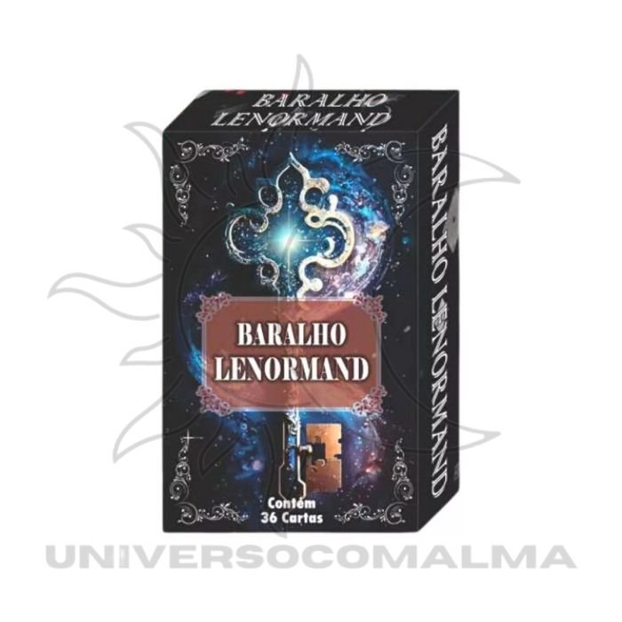 Baralho Lenormand com 36 cartas – caixa do baralho (frente)
