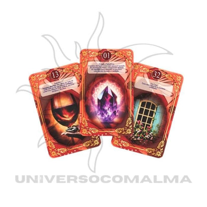 Cartas do Baralho Maria Navalha (exemplo de 3 cartas) – 36 cartas