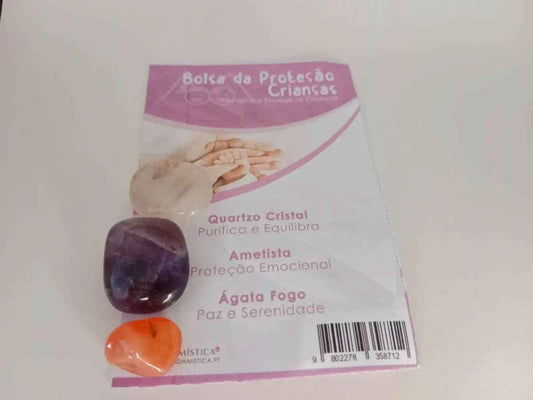 Kit de Cristais para Proteção Infantil