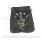 Bolsa de Veludo Preta com Serpente e Luas