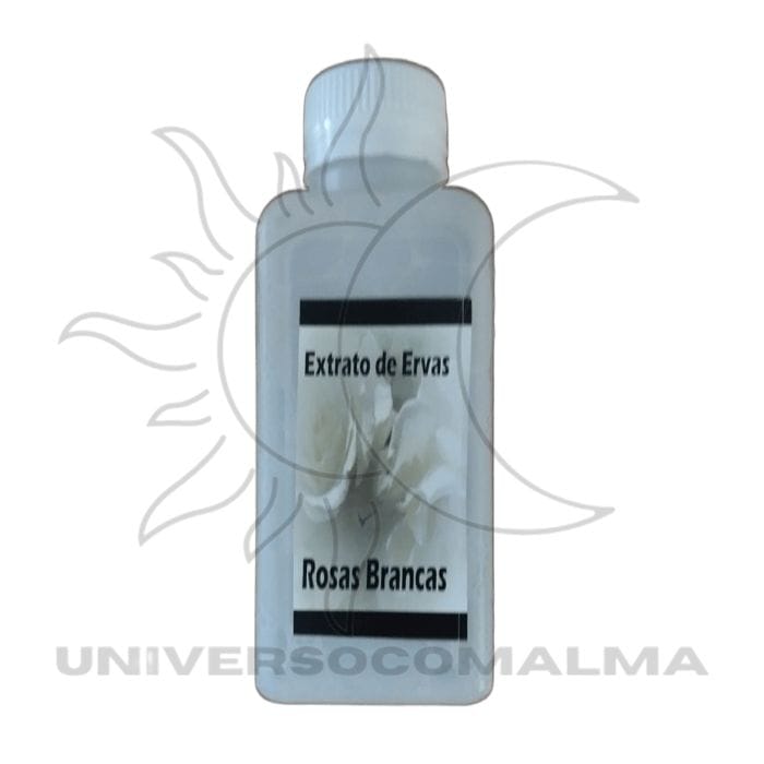 Extrato de Ervas de Rosas Brancas - Paz e Purificação Espiritual - Universo com Alma ®