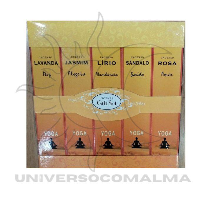 Gift Pack de 100 Varetas de Incenso - Essencial para Yoga e Bem-Estar - Universo com Alma ®
