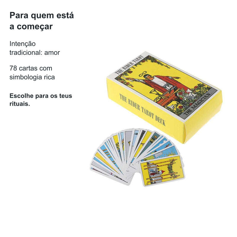 Tarot Rider-Waite – Baralho Clássico em Espanhol — benefícios, utilização e características