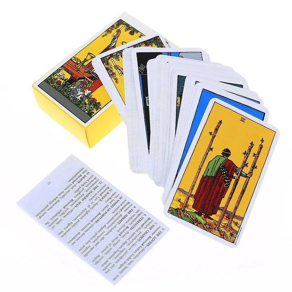 Cartas de Tarot Rider-Waite. Versão em Espanhol. - Universo com Alma ®