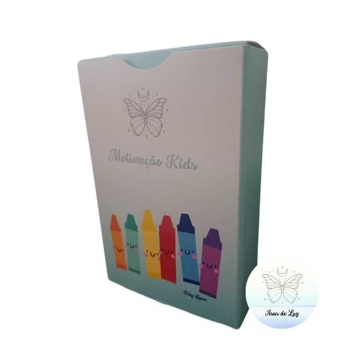 Cartas Motivacionais Infantis "Asas de Luz" - Inspiração e Crescimento para Crianças