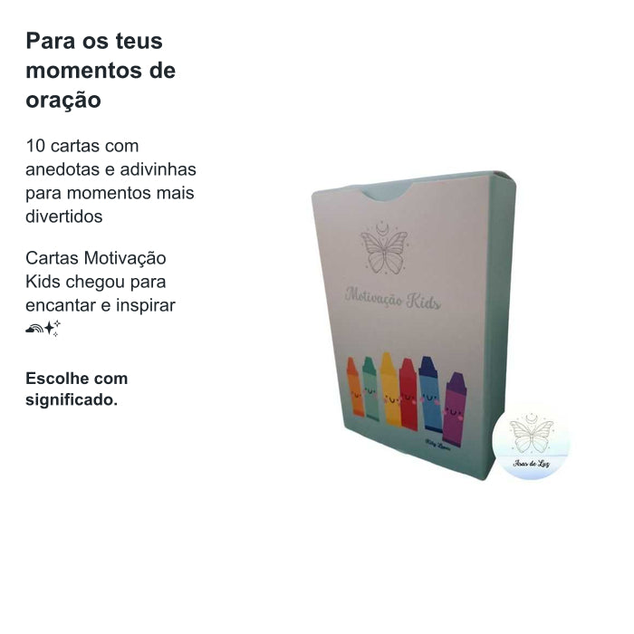 Cartas Motivacionais Infantis "Asas de Luz" - Inspiração e Crescimento para Crianças — benefícios, utilização e características