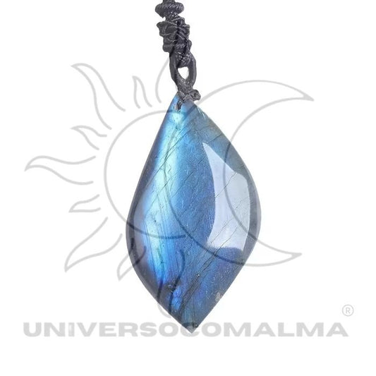 Colar Pingente de Labradorite