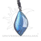 Colar Pingente de Labradorite