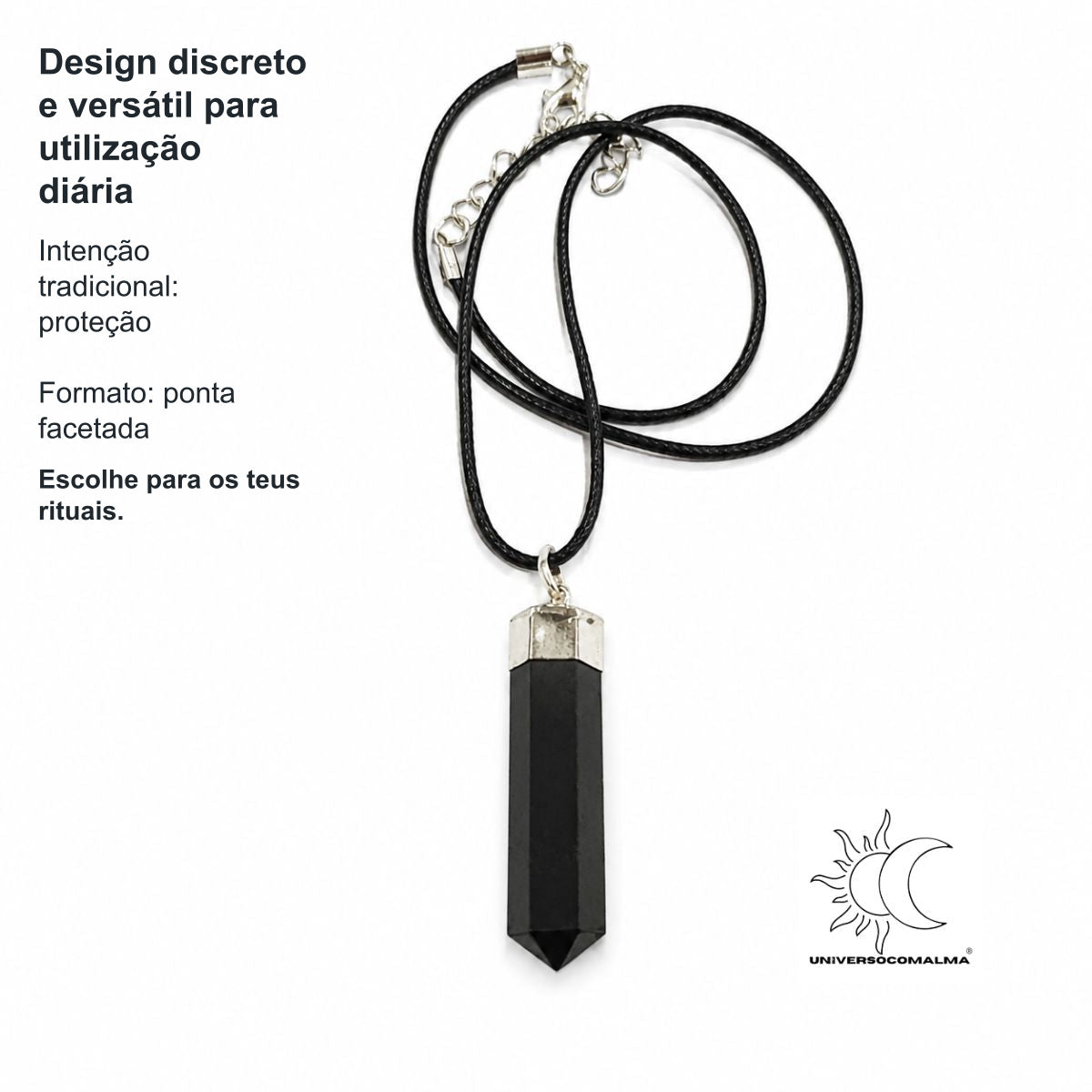 Pendente de Shungite em Ponta — benefícios, utilização e características