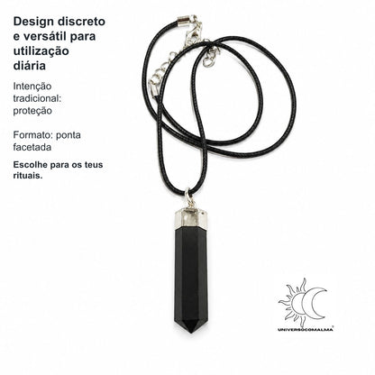 Pendente de Shungite em Ponta — benefícios, utilização e características
