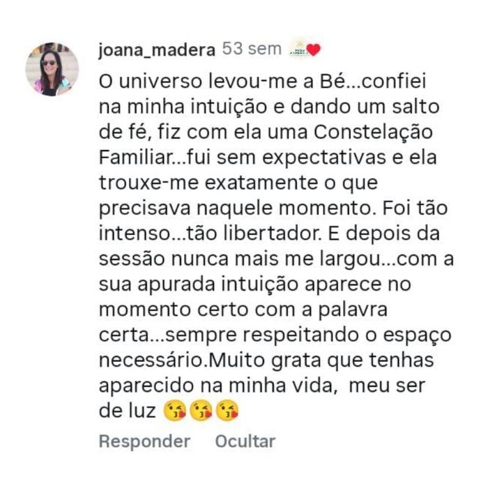 Constelação Familiar na Água | Universo Alma