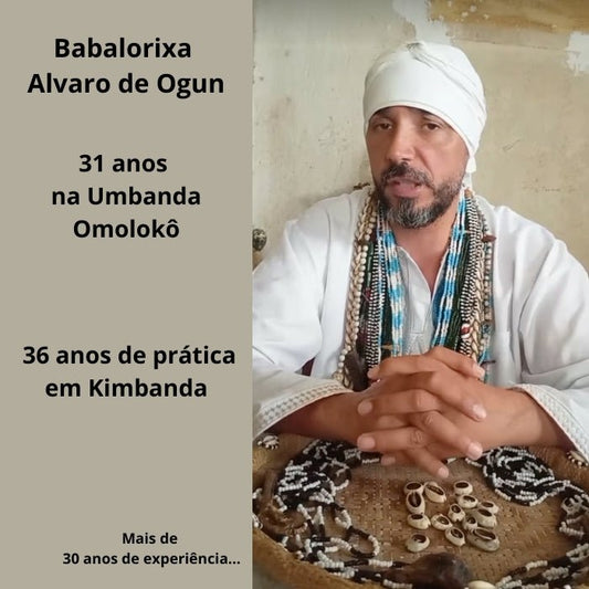 Consulta de Búzios com Babalorixá Alvaro de Ogum