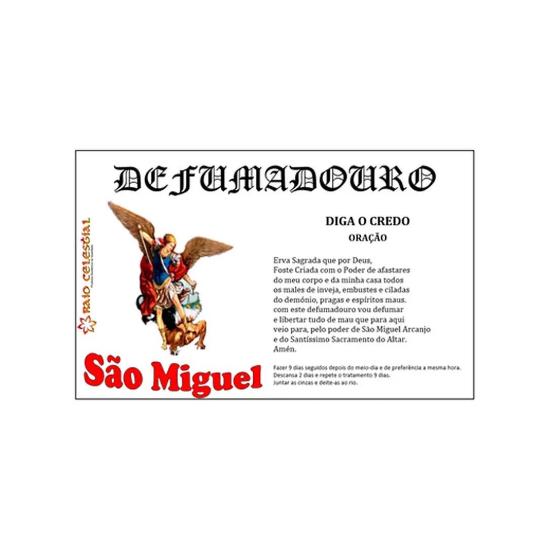 Ahumador de Hierbas São Miguel - Purificación y Protección Celestial