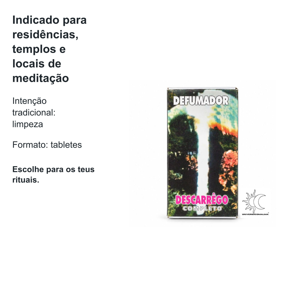 Defumador Descarrego Completo – 20 Tabletes — benefícios, utilização e características