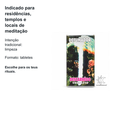Defumador Descarrego Completo – 20 Tabletes — benefícios, utilização e características