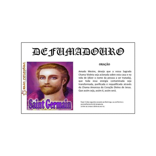 Defumador Saint Germain - Transmutação e Elevação Espiritual - Universo com Alma ®