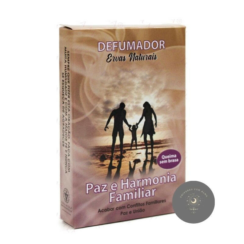 Defumador Ervas Paz e Harmonia Familiar - Serenidade e União no Lar TM