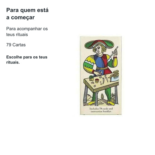 Tarot de Marselha – 79 Cartas com Manual — benefícios, utilização e características