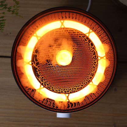 Difusor Aroma Efeito Vulcão Grande 2 Cores Tomada | Universo Alma