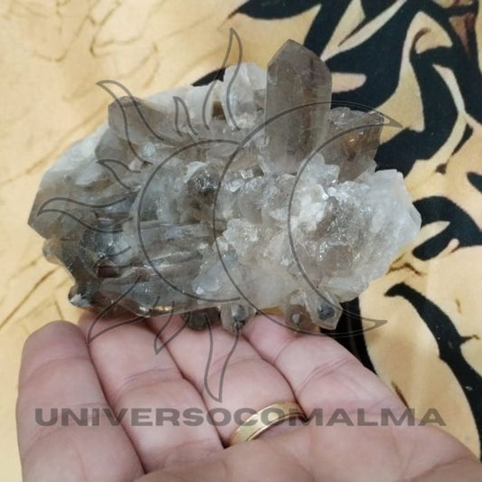 Drusa quartzo Fumado 300gr