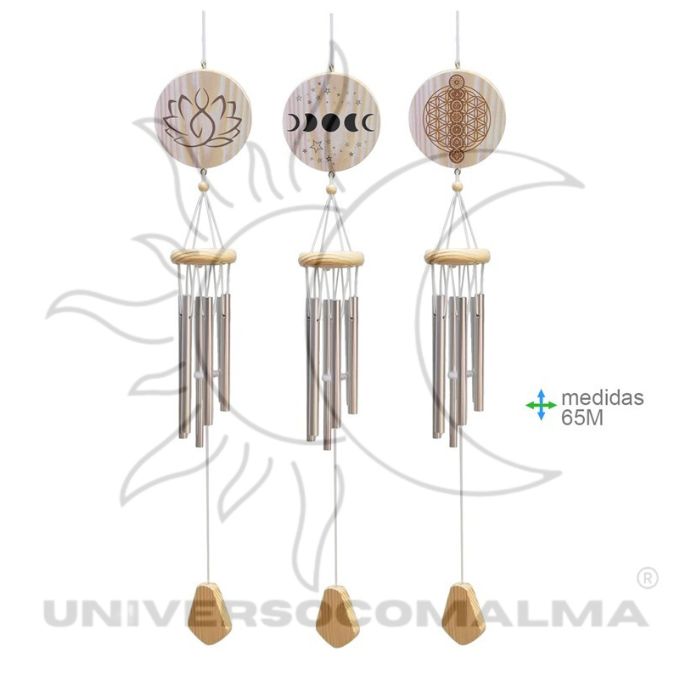 Espanta Espíritos de Metal 65cm para proteção e harmonização energética