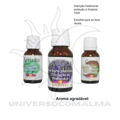Essências Shanti 15ml – Concentrados para Rituais — benefícios, utilização e características