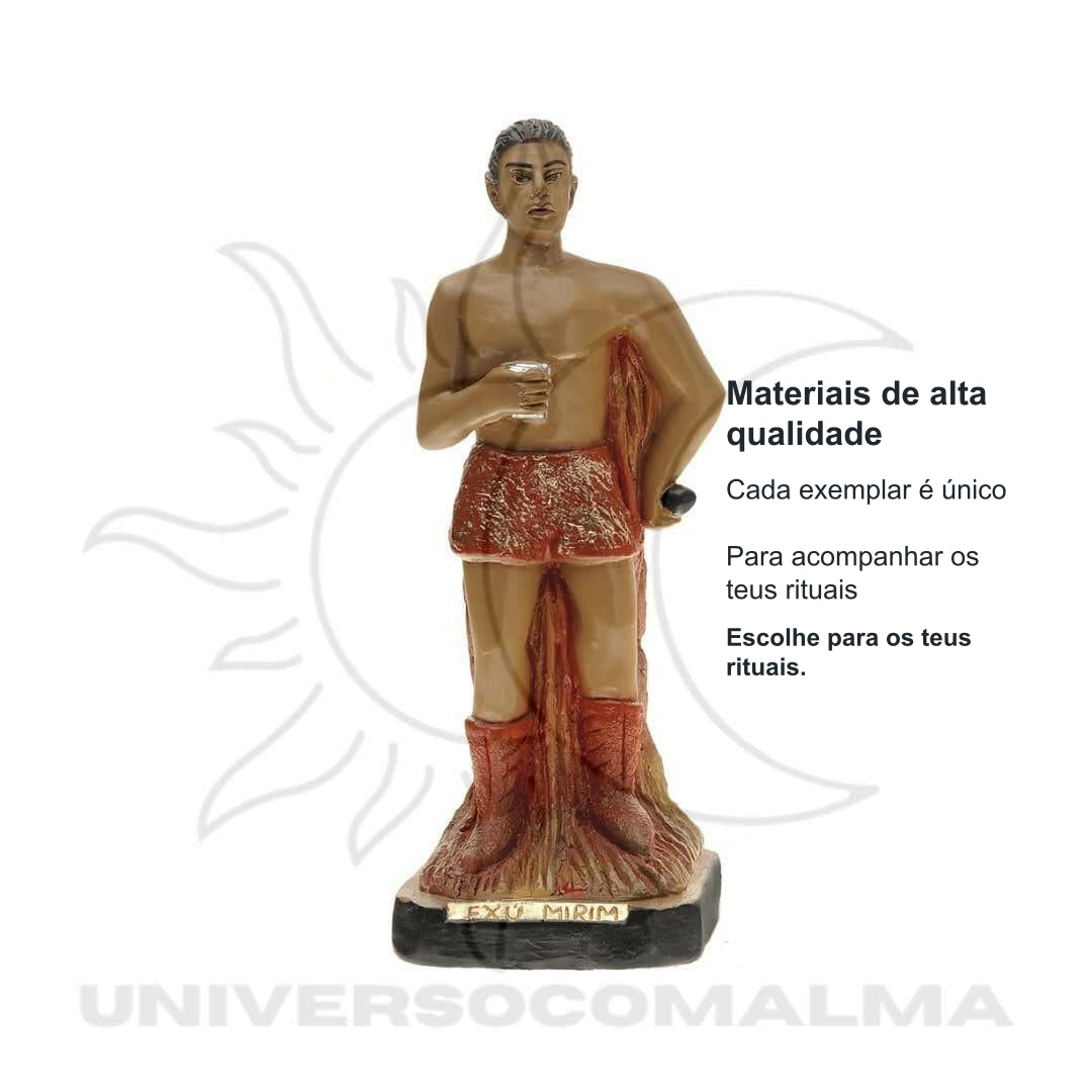 Estátua Exu Mirim Bahia 20cm — benefícios, utilização e características