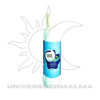 Embalagem azul de essência ritual