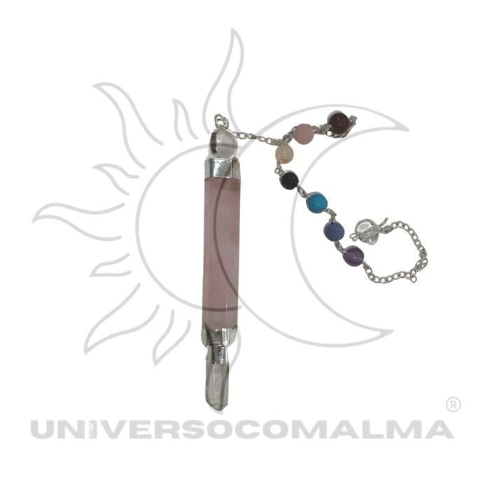 Gerador de Pêndulo de Quartzo Rosa/Chakras - Universo com Alma ®