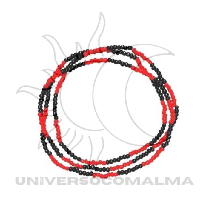 Guia De Missangão Vermelho E Preto - Universo com Alma ®