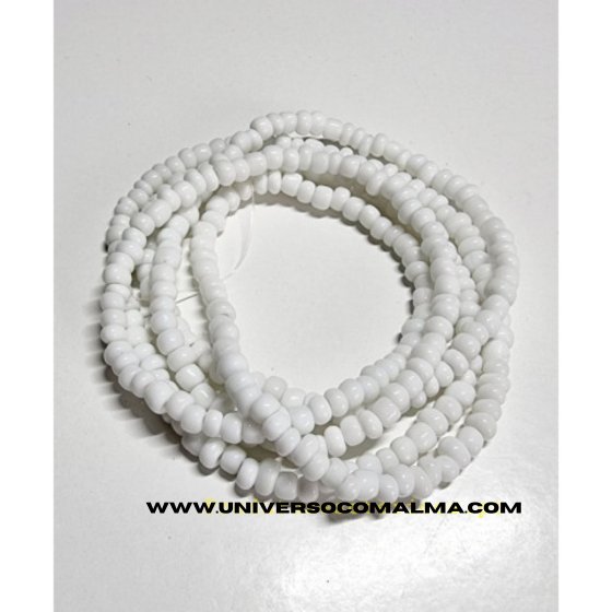 Guide de perles cristal blanc - 45 cm