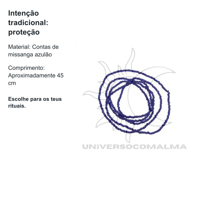 Guia Missangas Azul Escuro - Sem Firma — benefícios, utilização e características