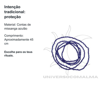Guia Missangas Azul Escuro - Sem Firma — benefícios, utilização e características
