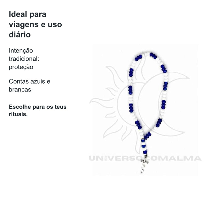 Guia de Proteção Automóvel de Ogum – Amuleto Espiritual Azul e Branco — benefícios, utilização e características