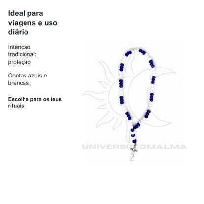 Guia de Proteção Automóvel de Ogum – Amuleto Espiritual Azul e Branco — benefícios, utilização e características