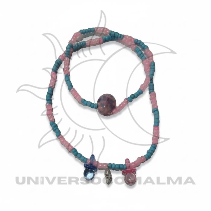 Guia Erê em missangas de vidro (colar) – Universo com Alma®