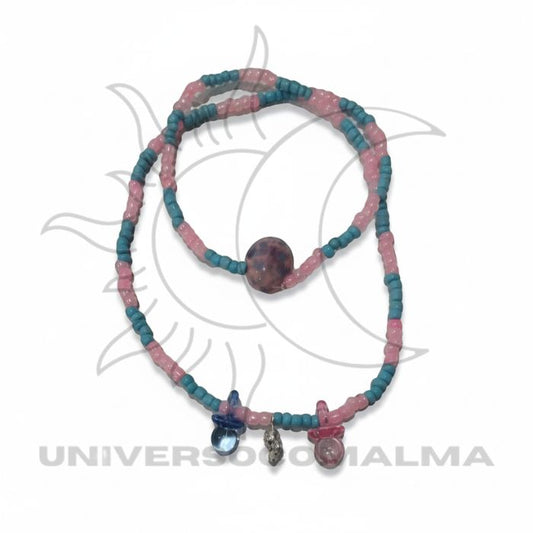 Guia Erê em missangas de vidro (colar) – Universo com Alma®