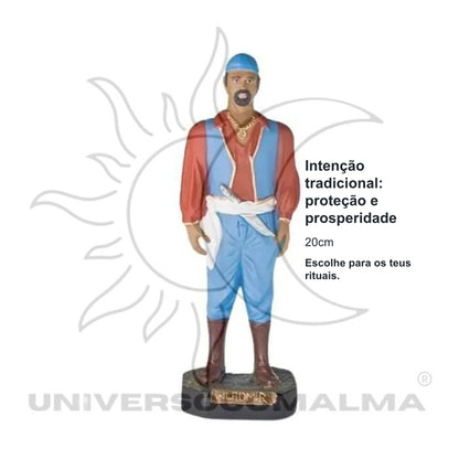 Imagem Cigano Wladimir 20cm | Prosperidade e Proteção Espiritual — benefícios, utilização e características