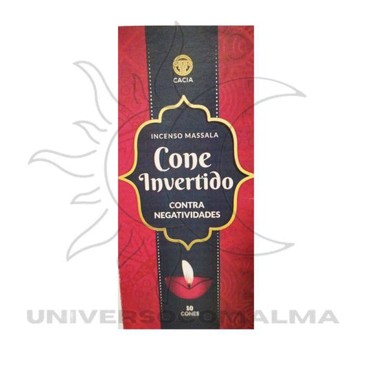 Incenso Massala em Cone Invertido - Pacote com 10) - Universo com Alma ®