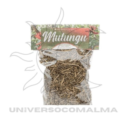Embalagem de mulungu seco
