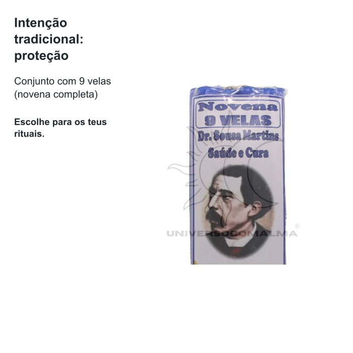 Novena de Velas Dr. Sousa Martins – Fé, Esperança e Proteção — benefícios, utilização e características