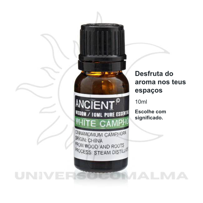 Óleo Essencial  Cânfora branca - 10ml — benefícios, utilização e características