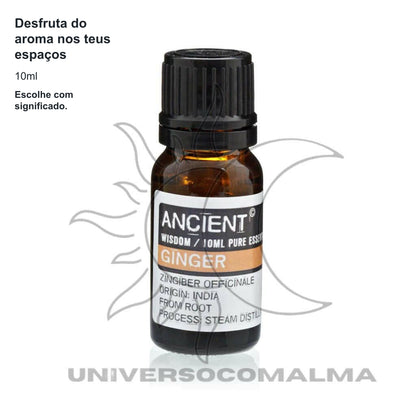 Óleo Essencial de Gengibre 10ml - Energia e Vitalidade — benefícios, utilização e características