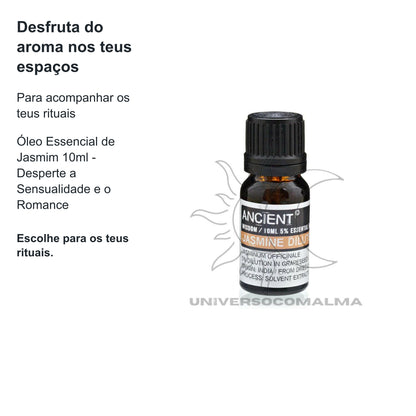 Óleo Essencial de Jasmim 10ml - Desperte a Sensualidade e o Romance — benefícios, utilização e características