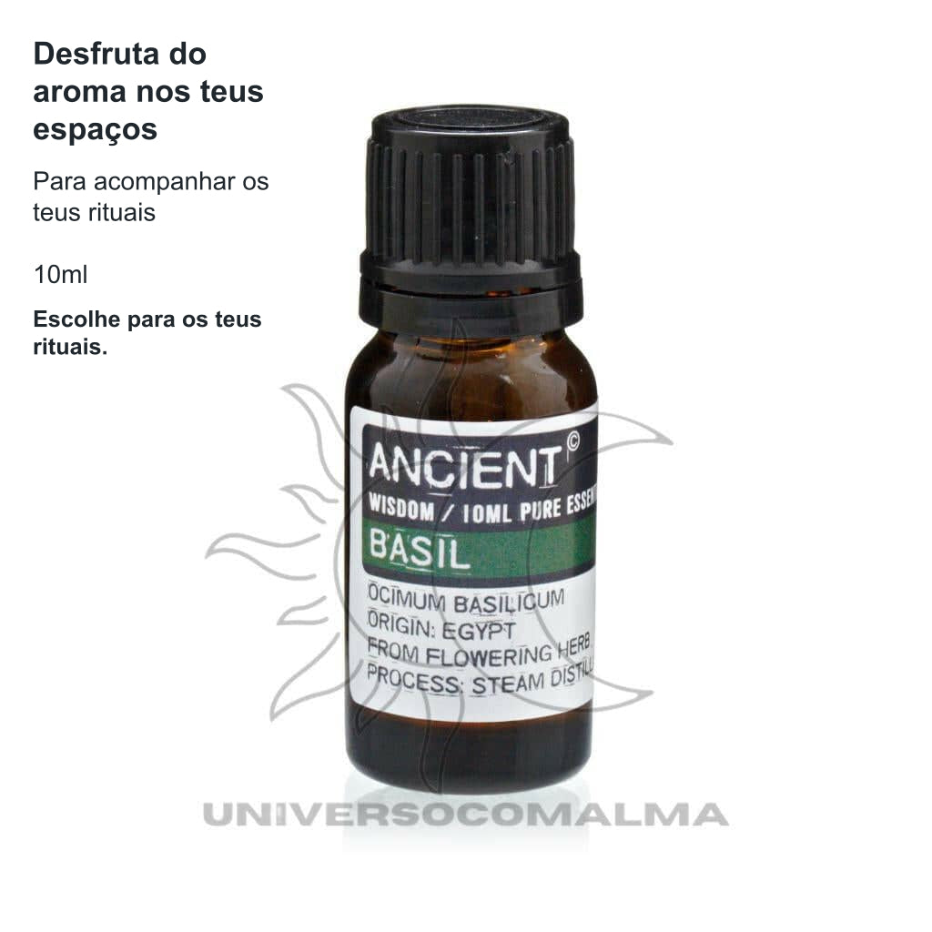 Óleo Essencial de Manjericão 10ml - Clareza Mental e Bem-Estar — benefícios, utilização e características